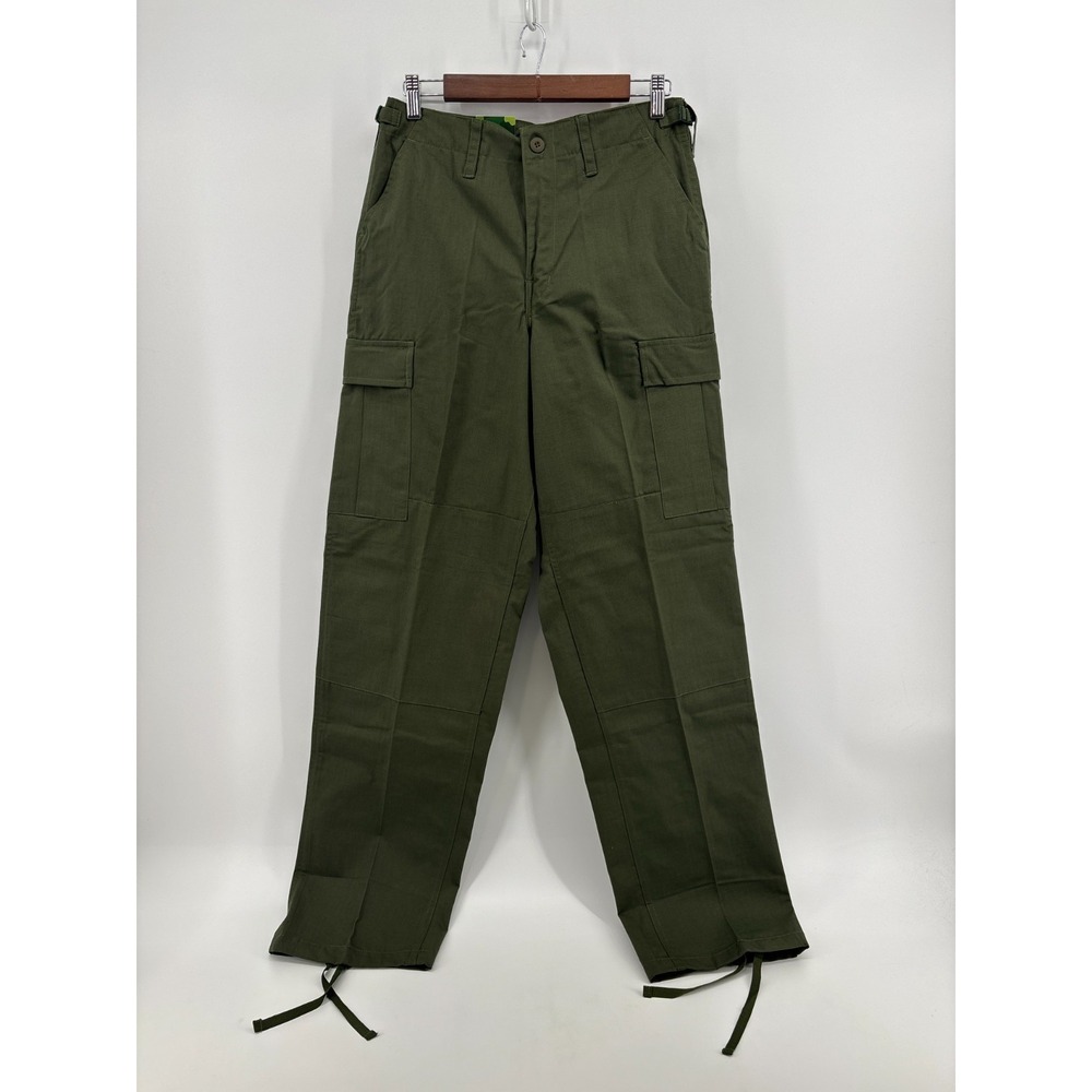 Pudala Uniform Cargo Pants Mens Olive Green Utility Outdoor Workwear Small NWT